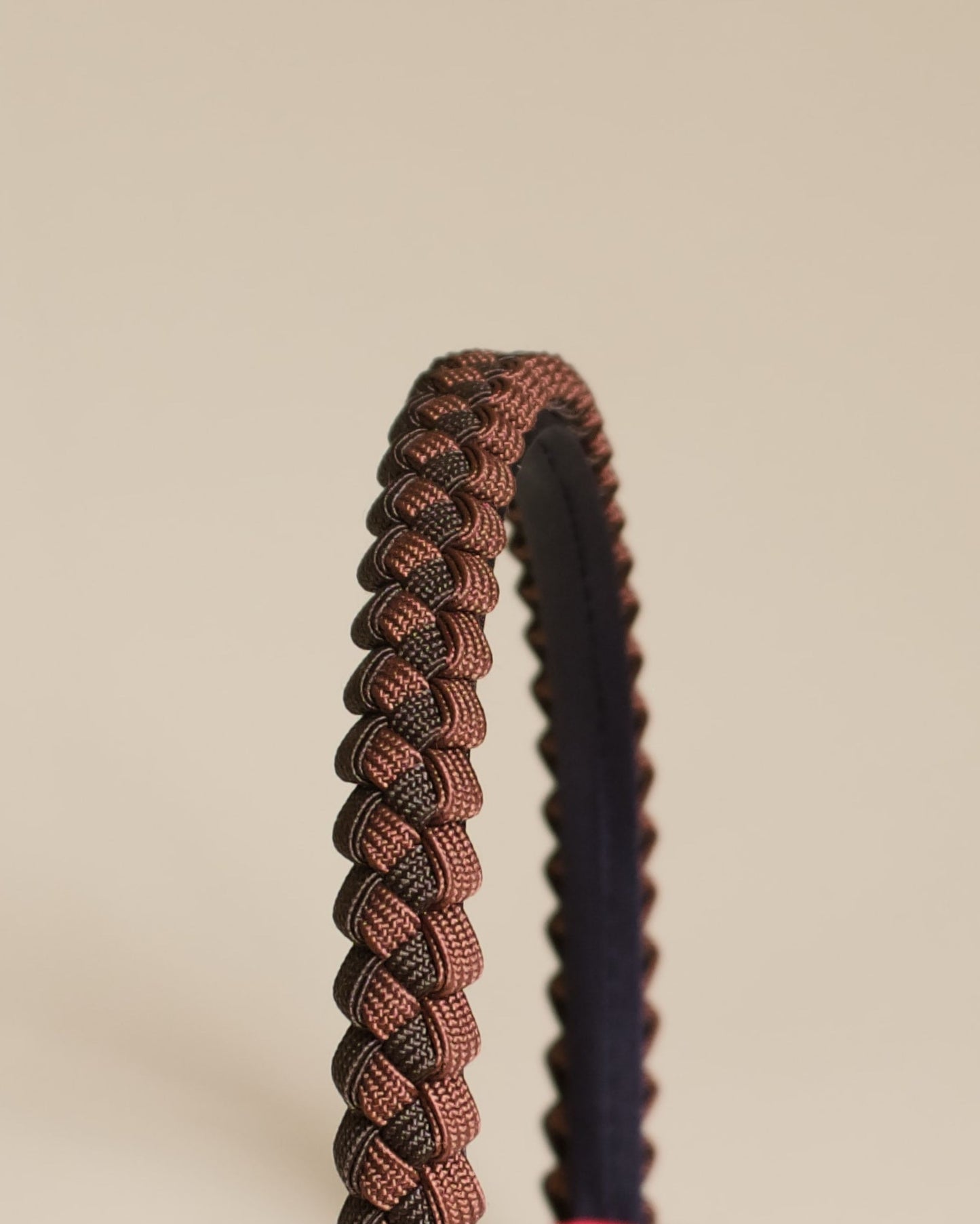 Braided Headband in Nutmeg/Bean