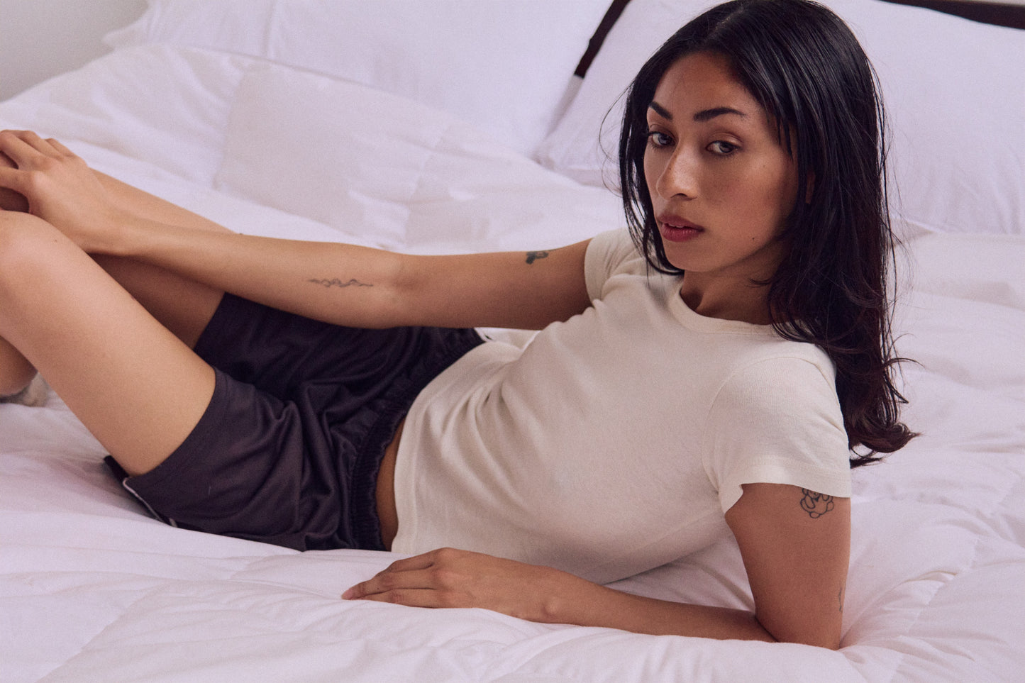 Mini Tee in Off White