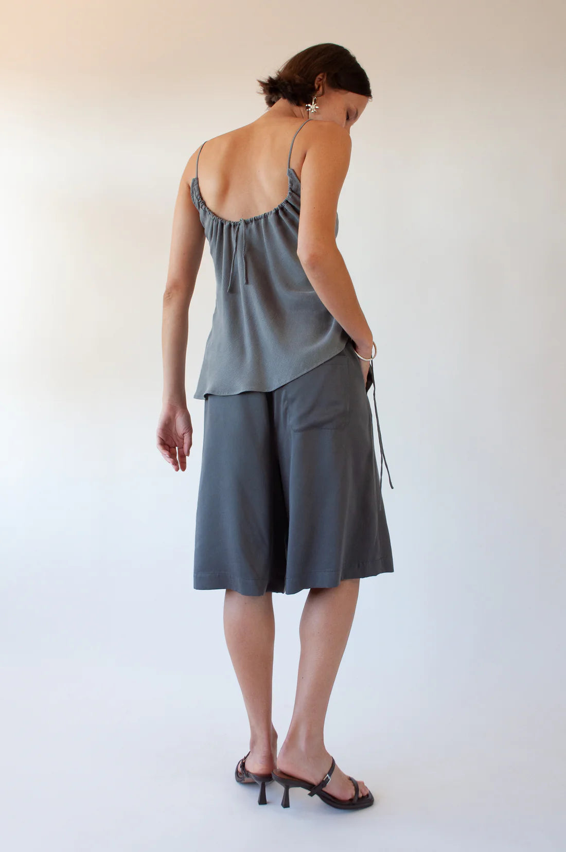 Boxing Short in Steel