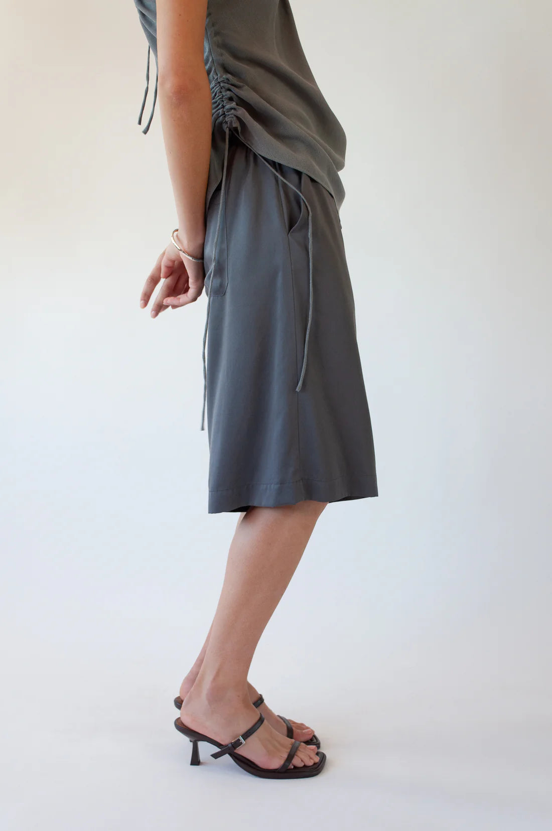 Boxing Short in Steel