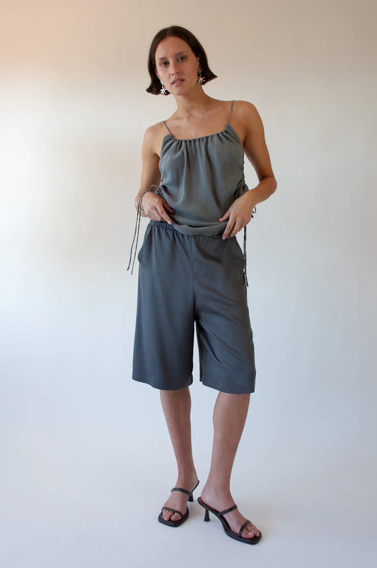 Boxing Short in Steel