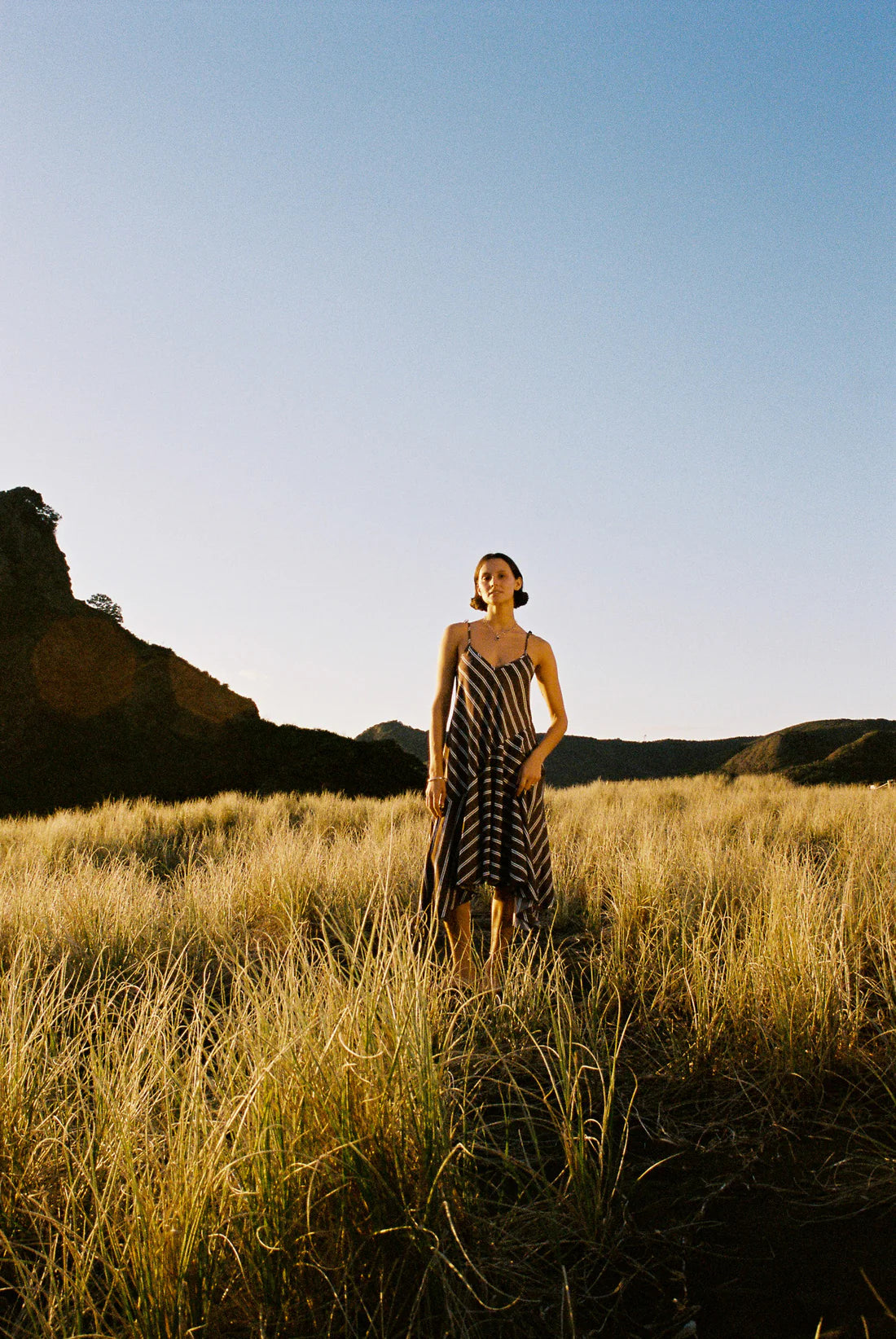 Dance Dress in Double Stripe