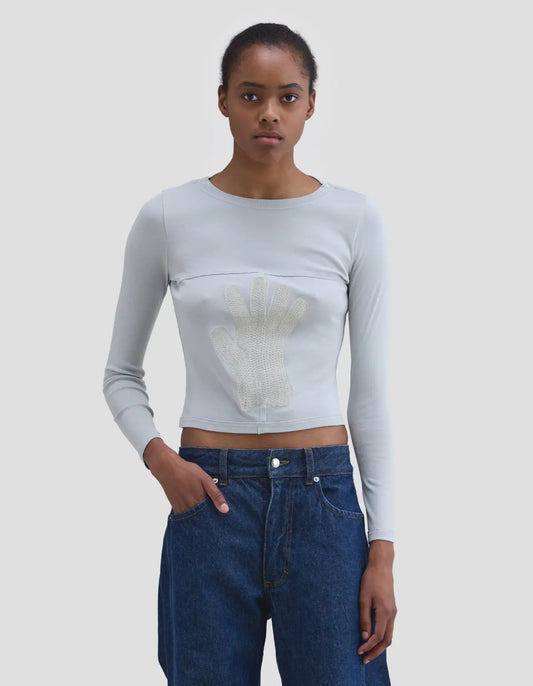 Lapped Baby Crewneck in Glove