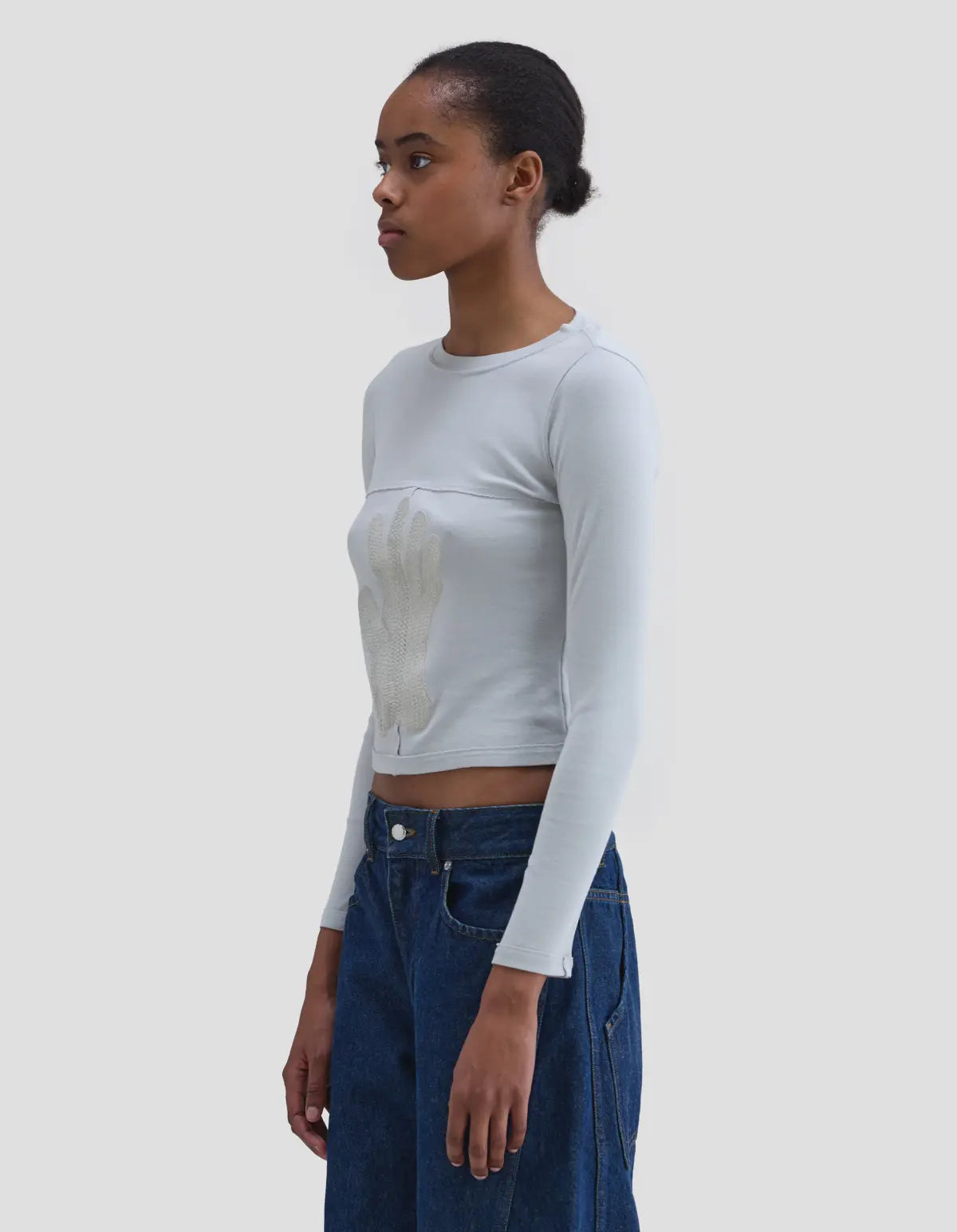 Lapped Baby Crewneck in Glove