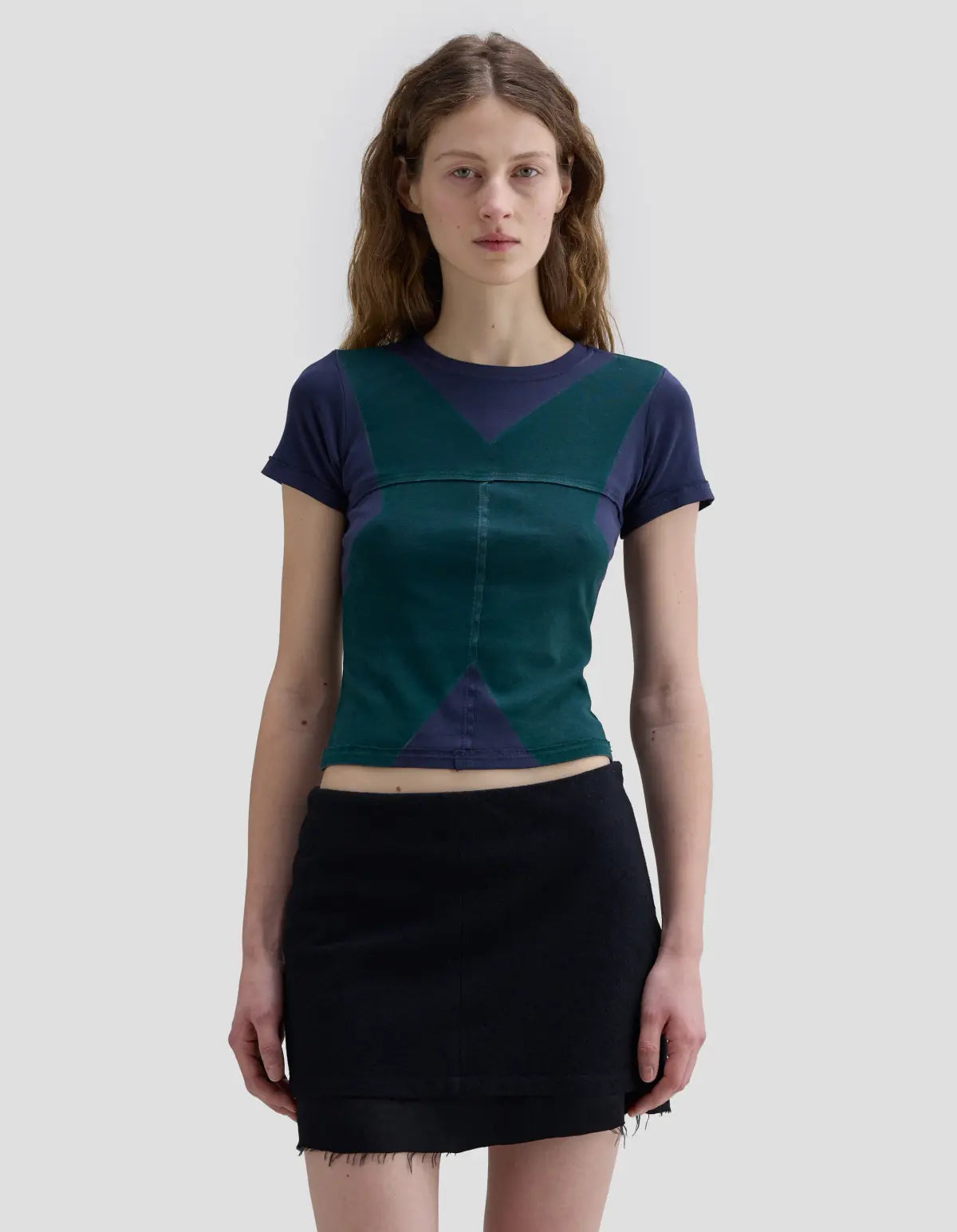Lapped Baby Tee in Axis