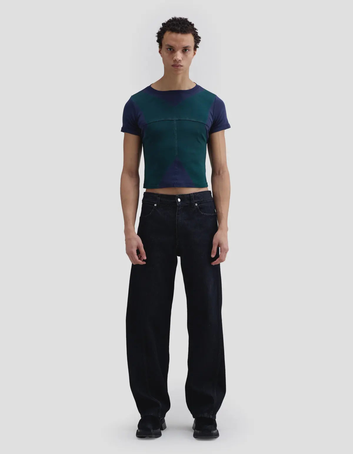 Lapped Baby Tee in Axis