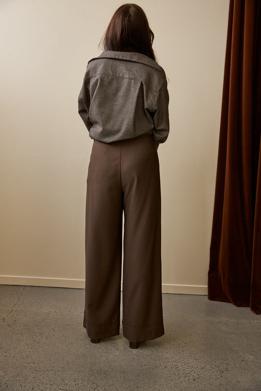 Saudade Trouser in Chocolate