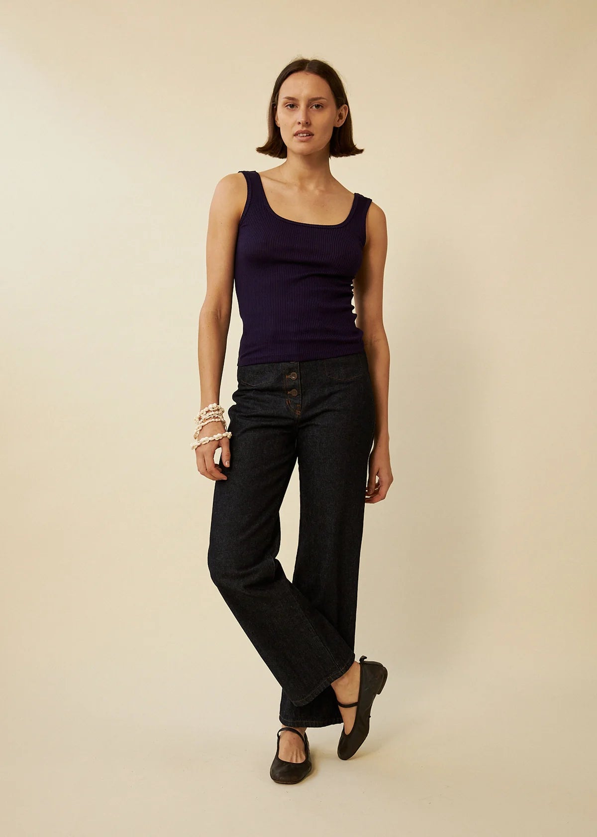 Paz Singlet in Violet