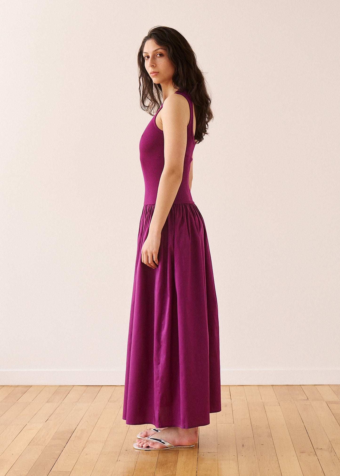 Pam Dress in Grape