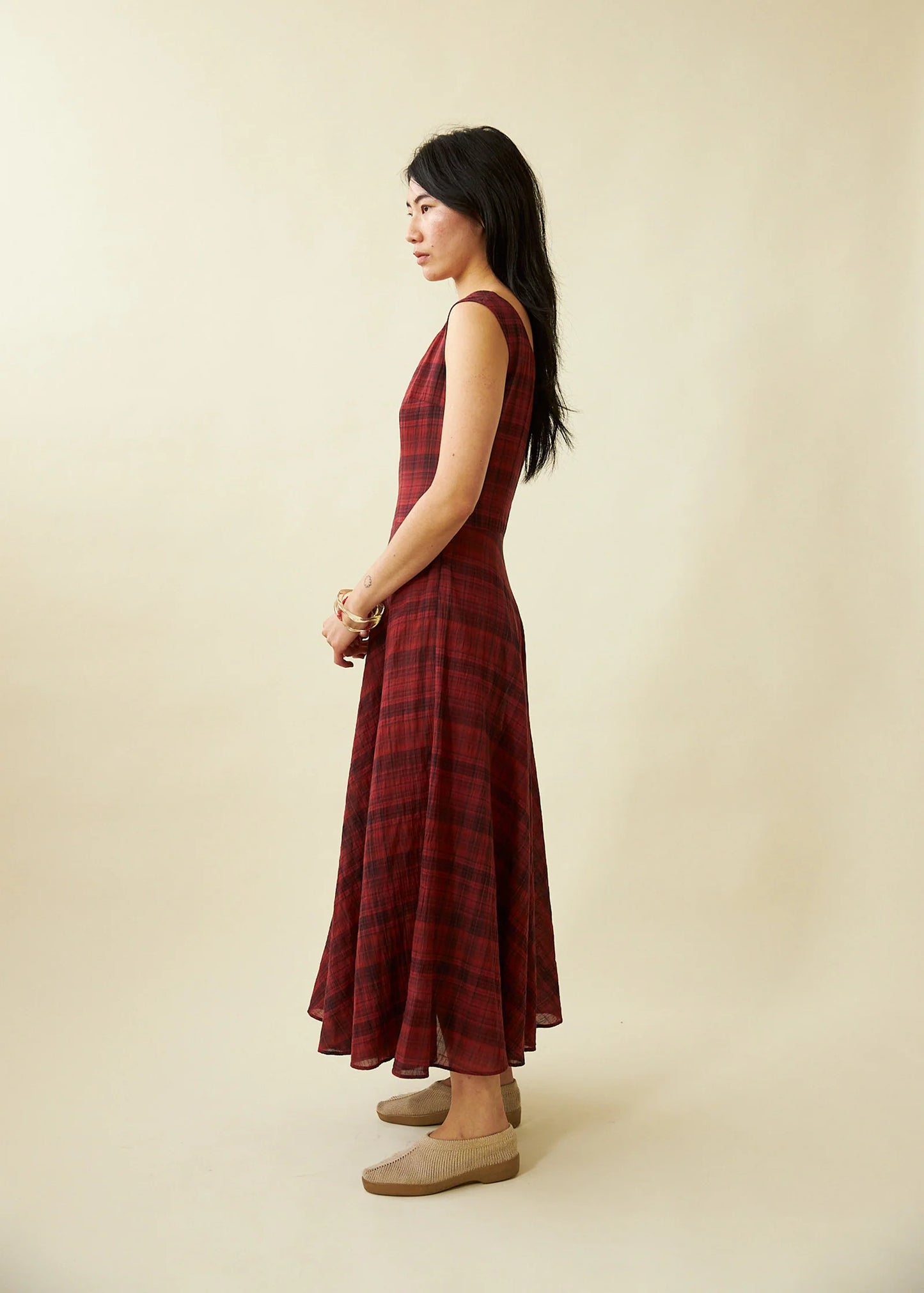 Cleo Dress in Dahlia Tartan