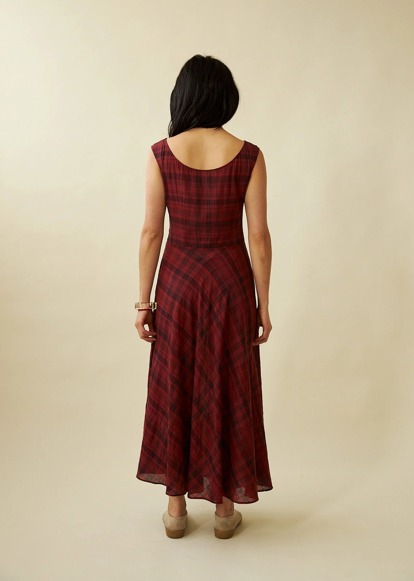 Cleo Dress in Dahlia Tartan
