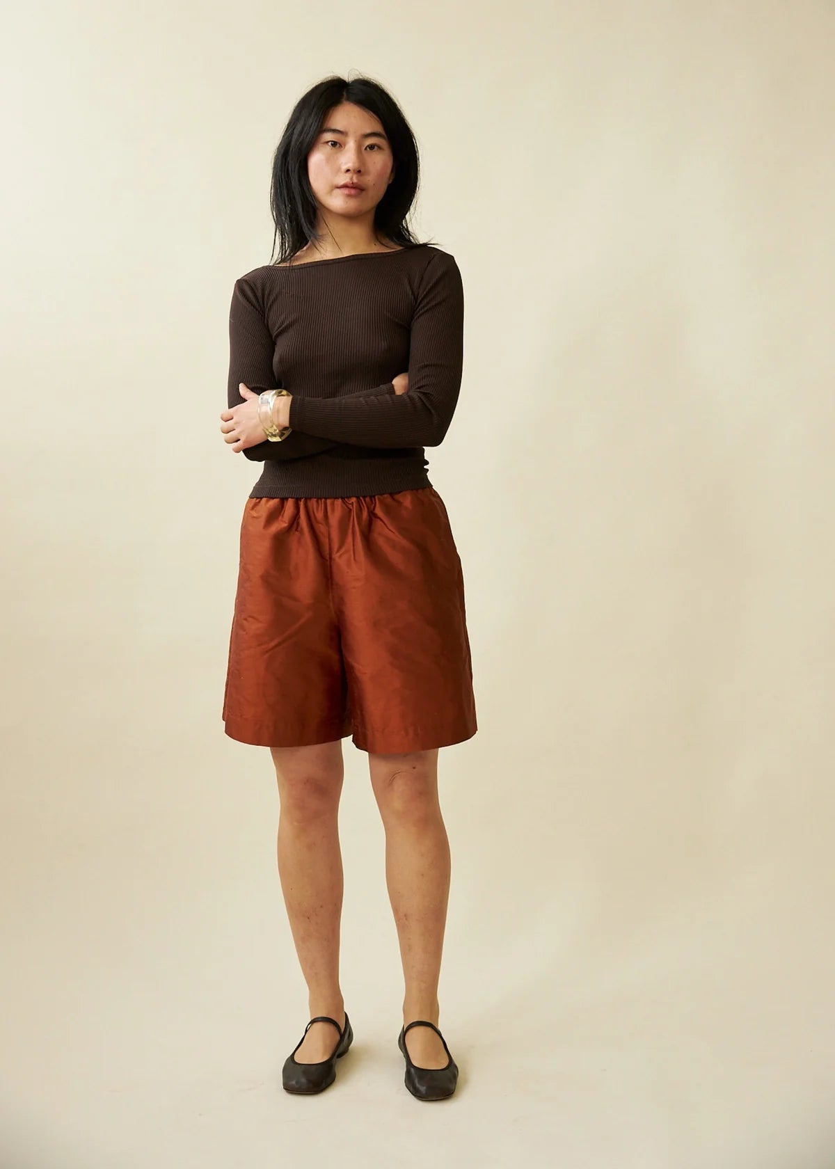 Ballerine Long Sleeve in Cocoa