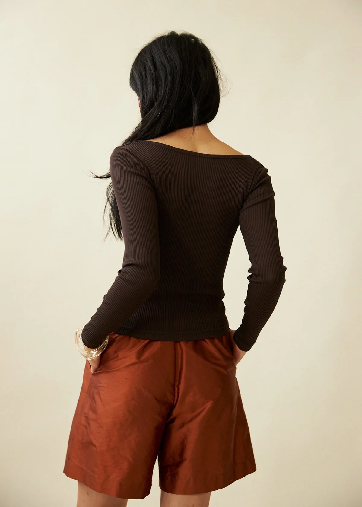 Ballerine Long Sleeve in Cocoa