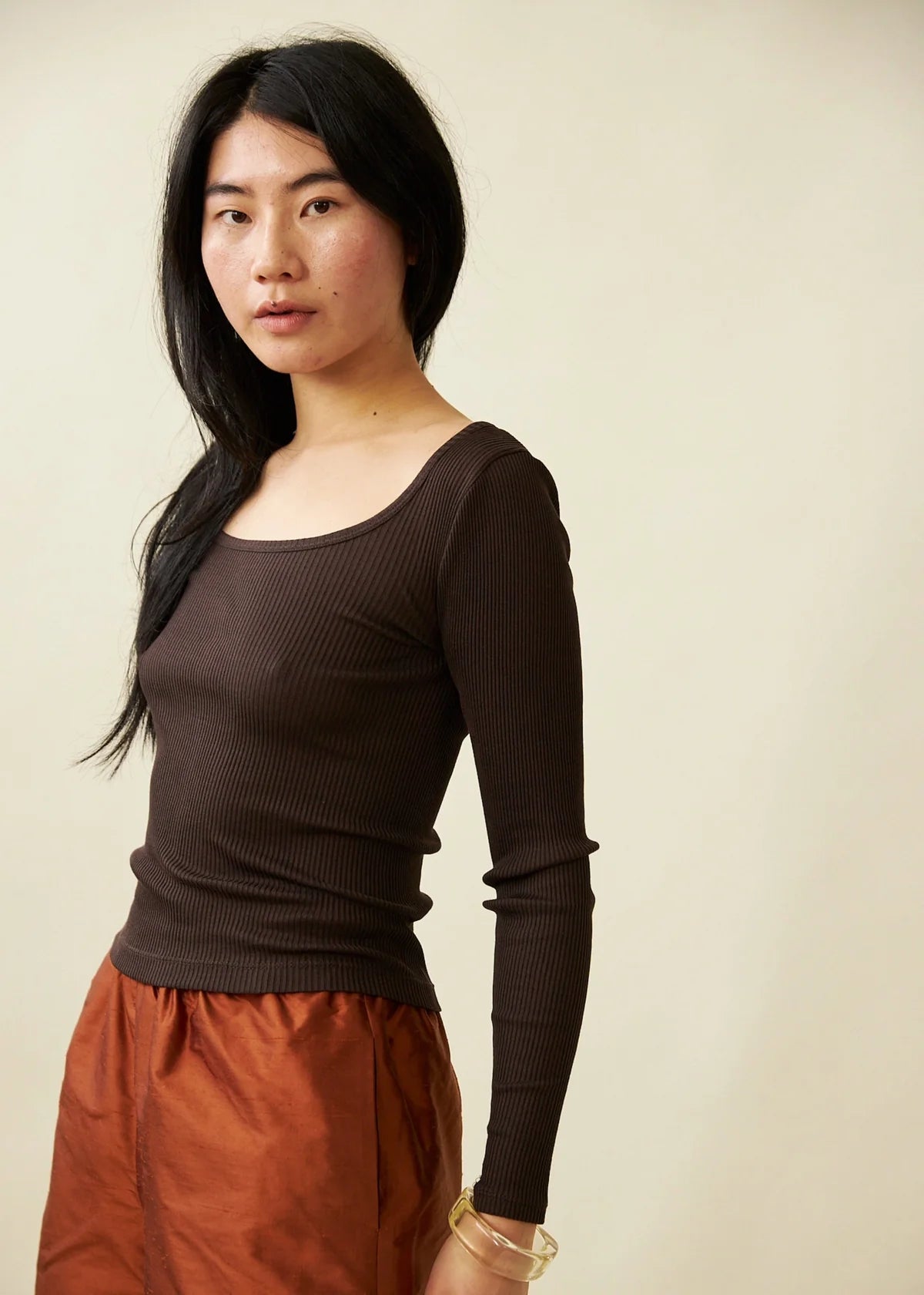 Ballerine Long Sleeve in Cocoa