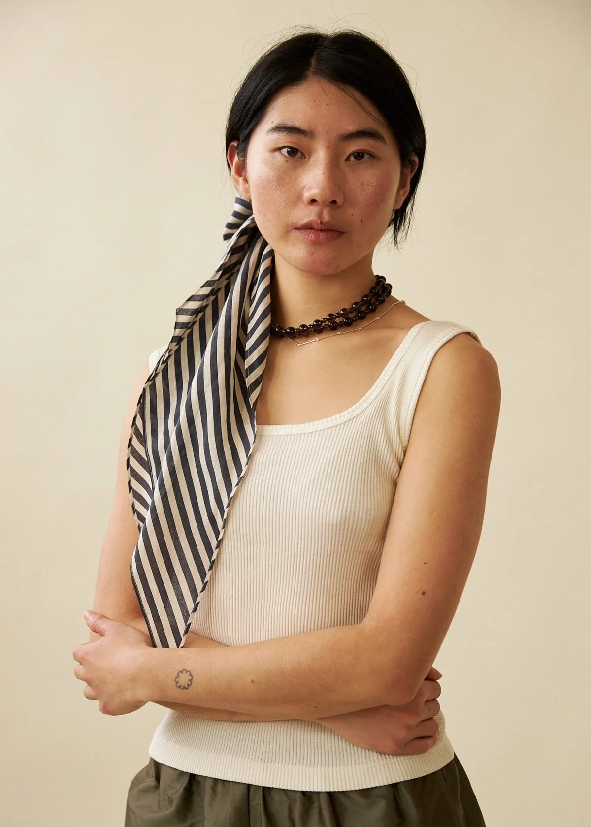 Paz Singlet in Cream