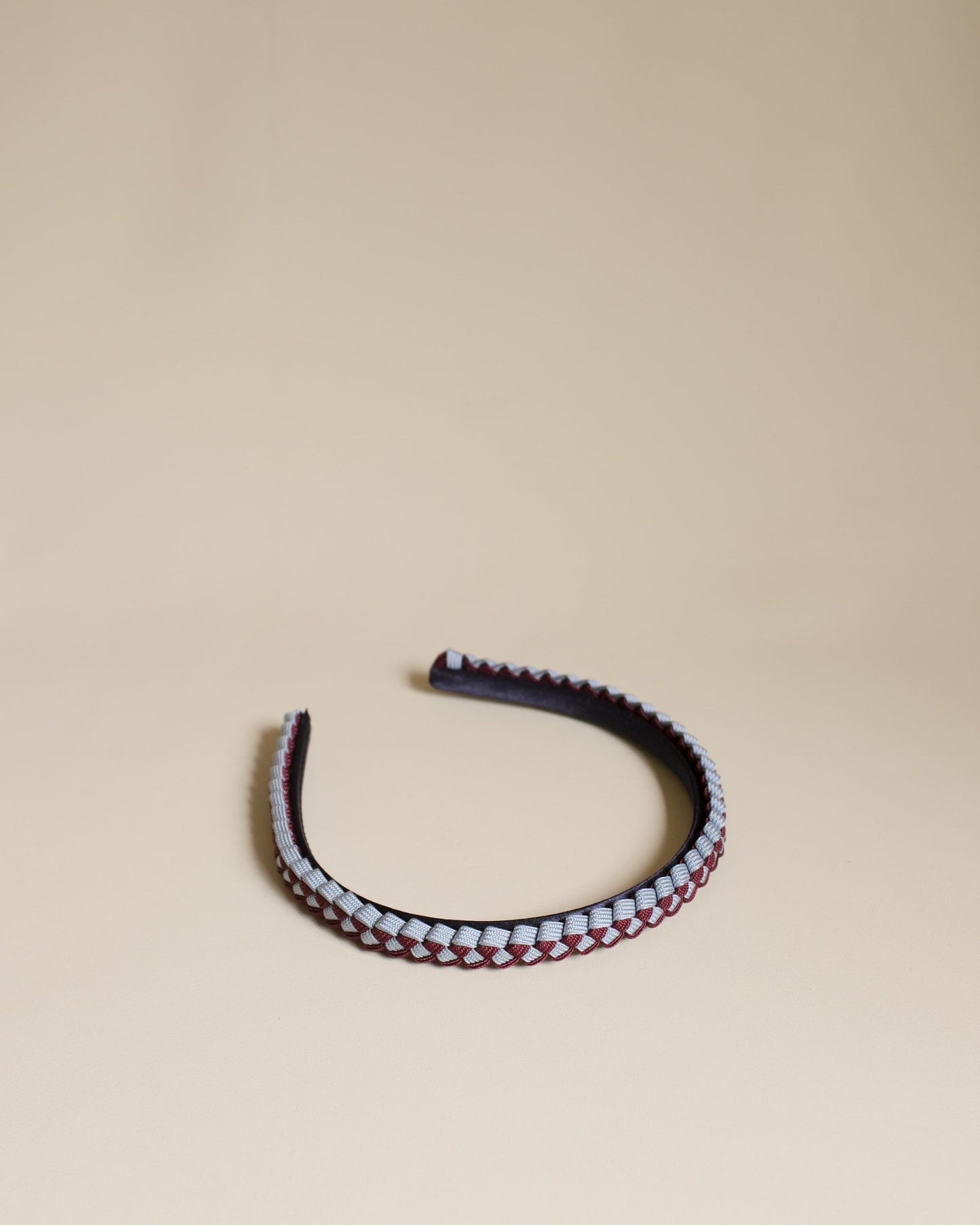 Braided Headband in Periwinkle/Sienna