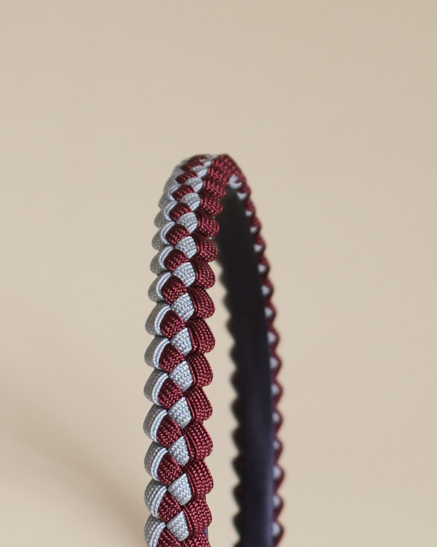 Braided Headband in Periwinkle/Sienna