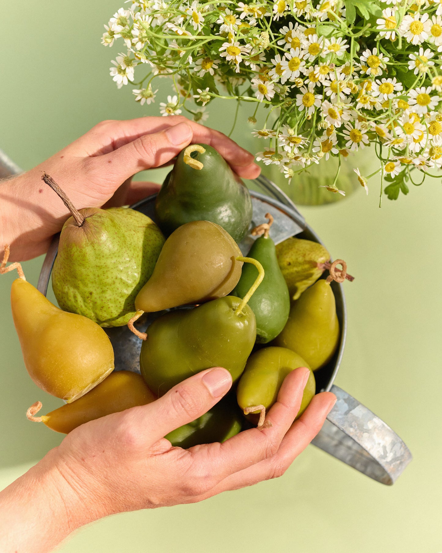 Pear Small Beeswax Candle