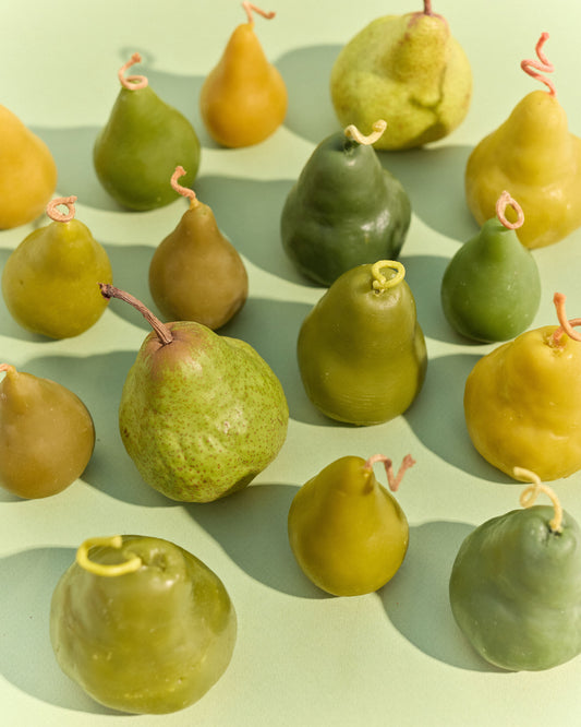 Pear Small Beeswax Candle