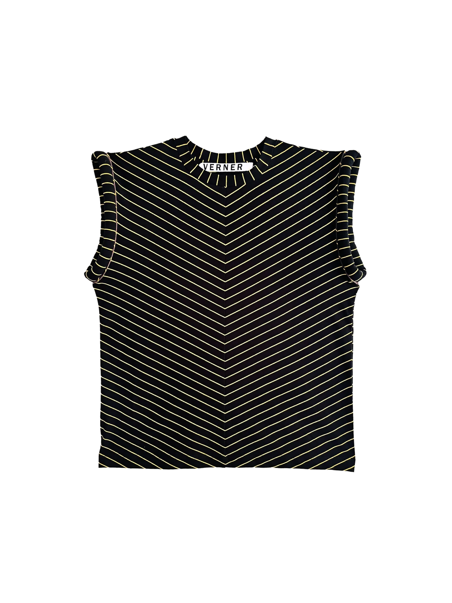 Puff Tank in Black & Gold