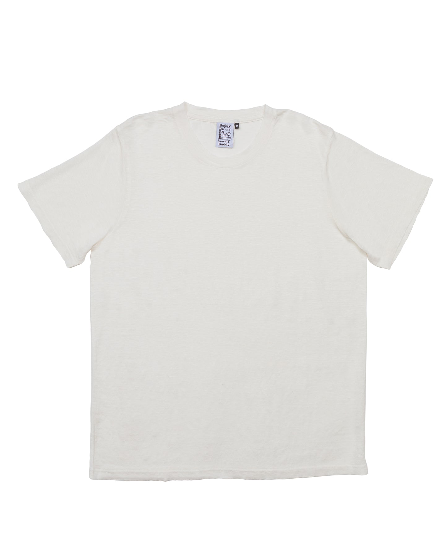 100% Hemp Tee in Off-White