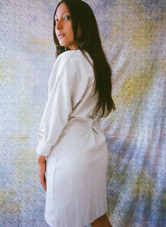 Venus Dress in Grey Marl