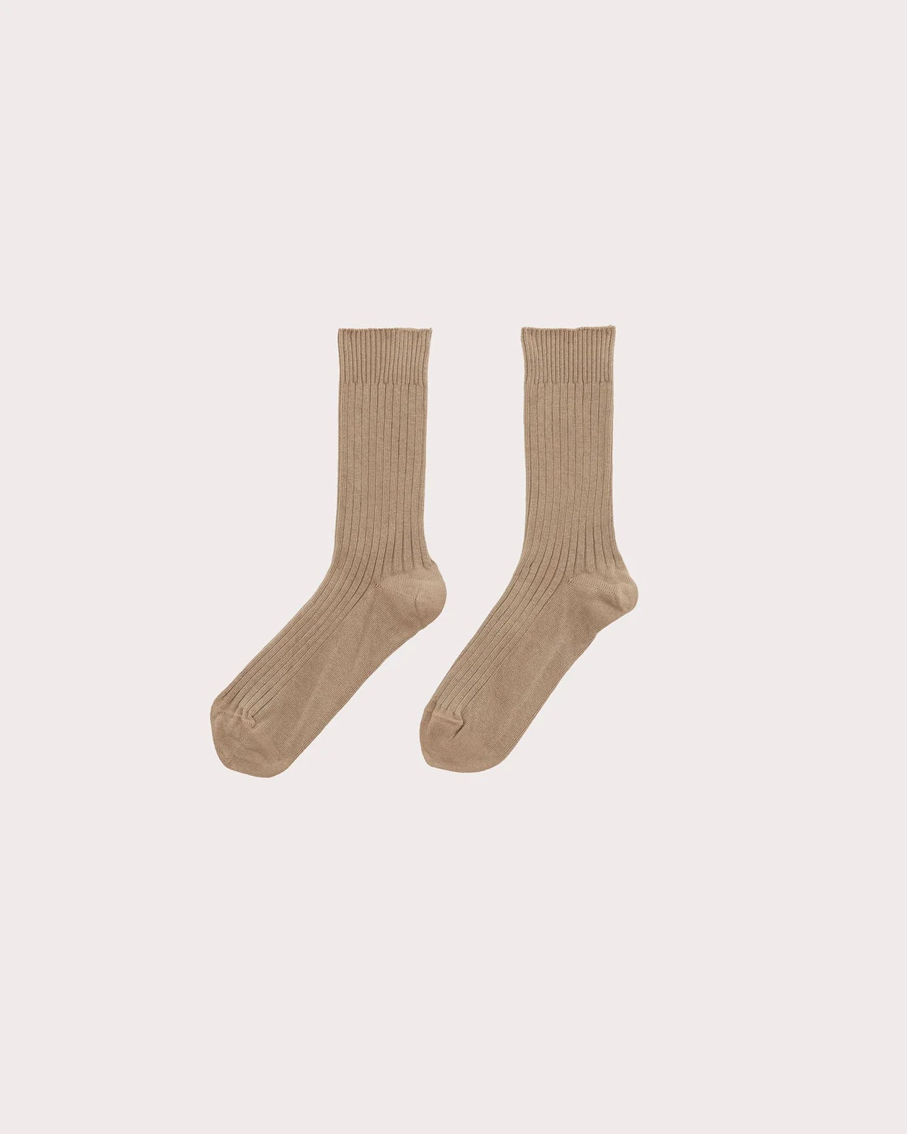 Rib Ankle Socks in Undyed