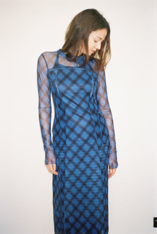 Criss Cross Dress in Blue