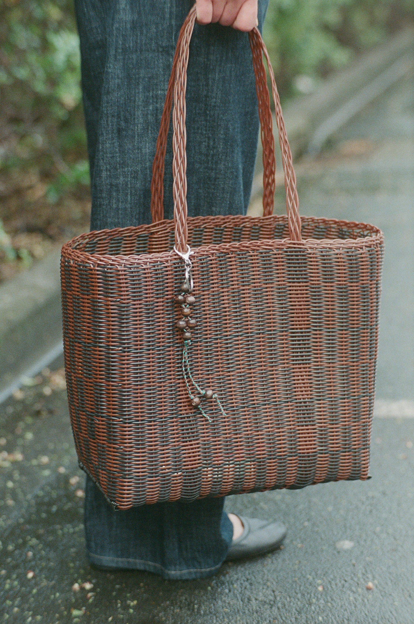 Quadretti Medium in Chocolate & Black