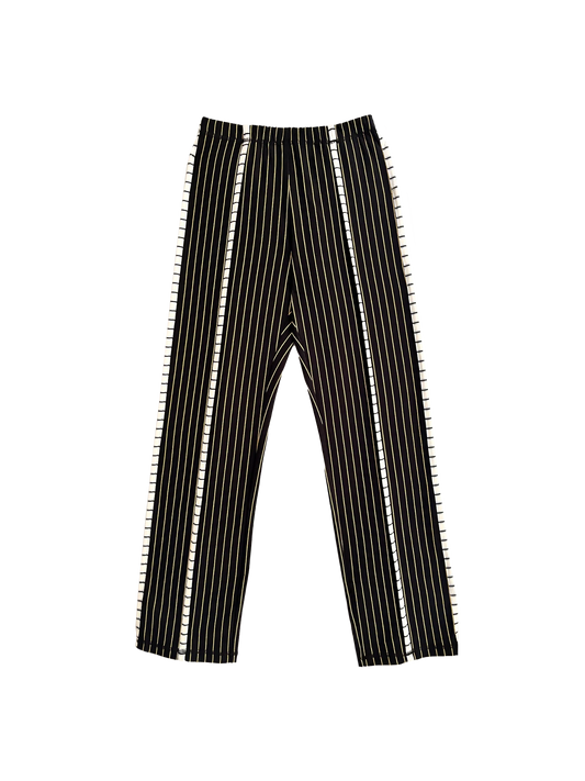 Stripe Flare in Black & Gold