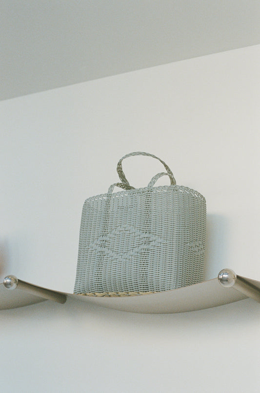 Basket Tote Small in Eucalyptus