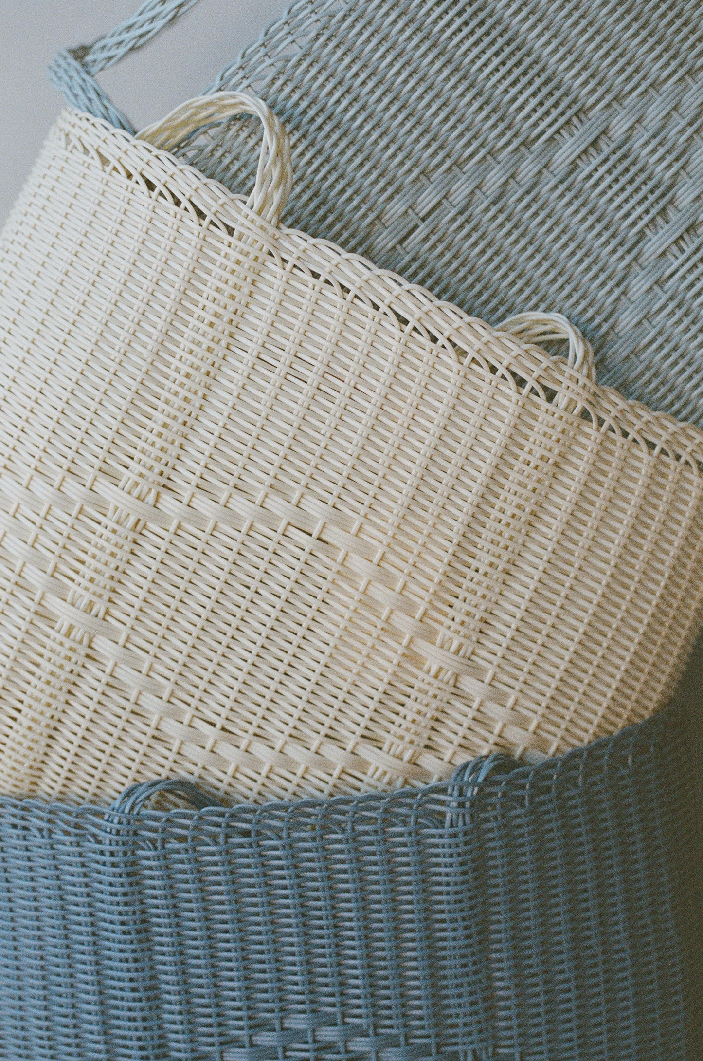 Basket Tote Large in Vanilla