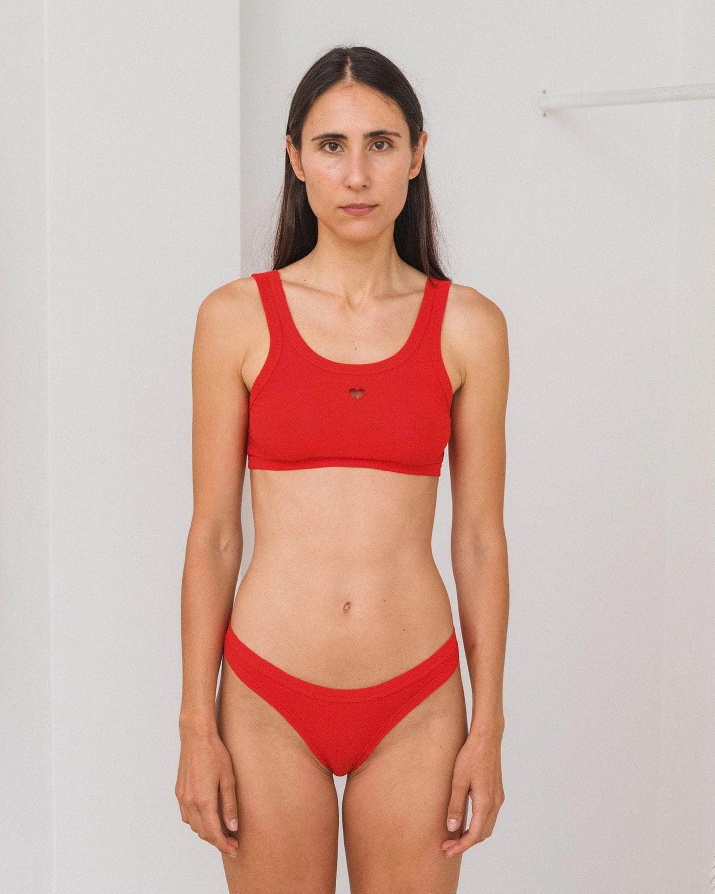 Heart Bra in My Red