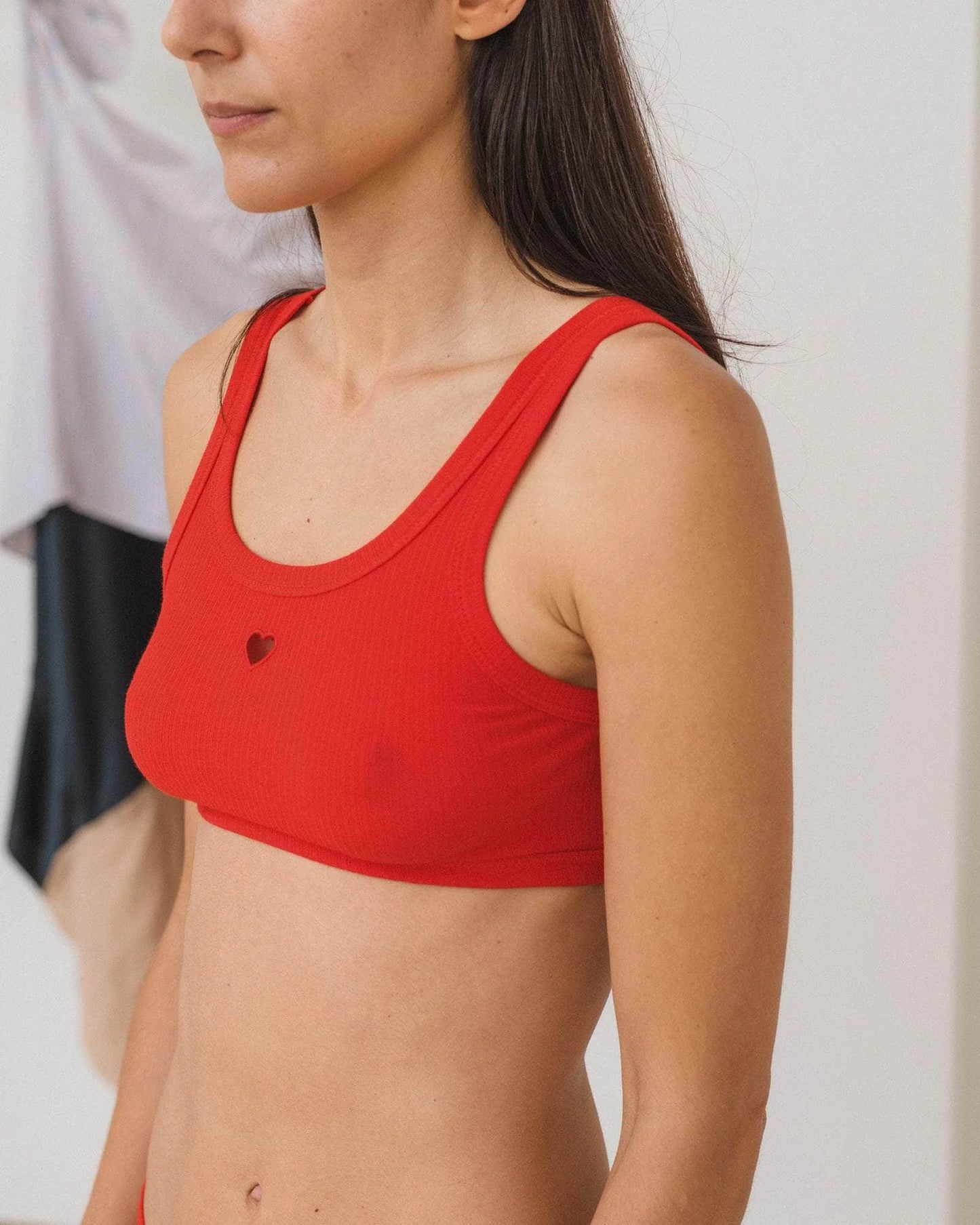 Heart Bra in My Red