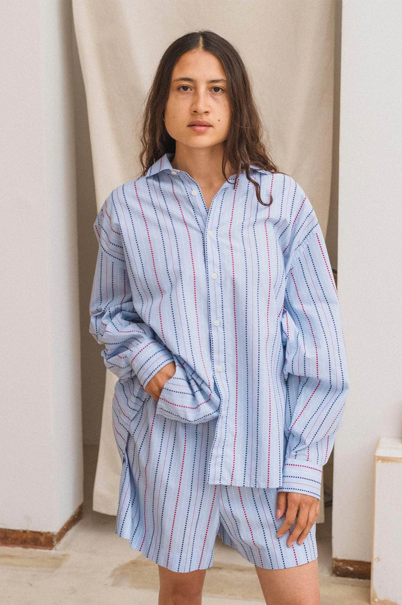 Claude Shirt in Matrix Stripe