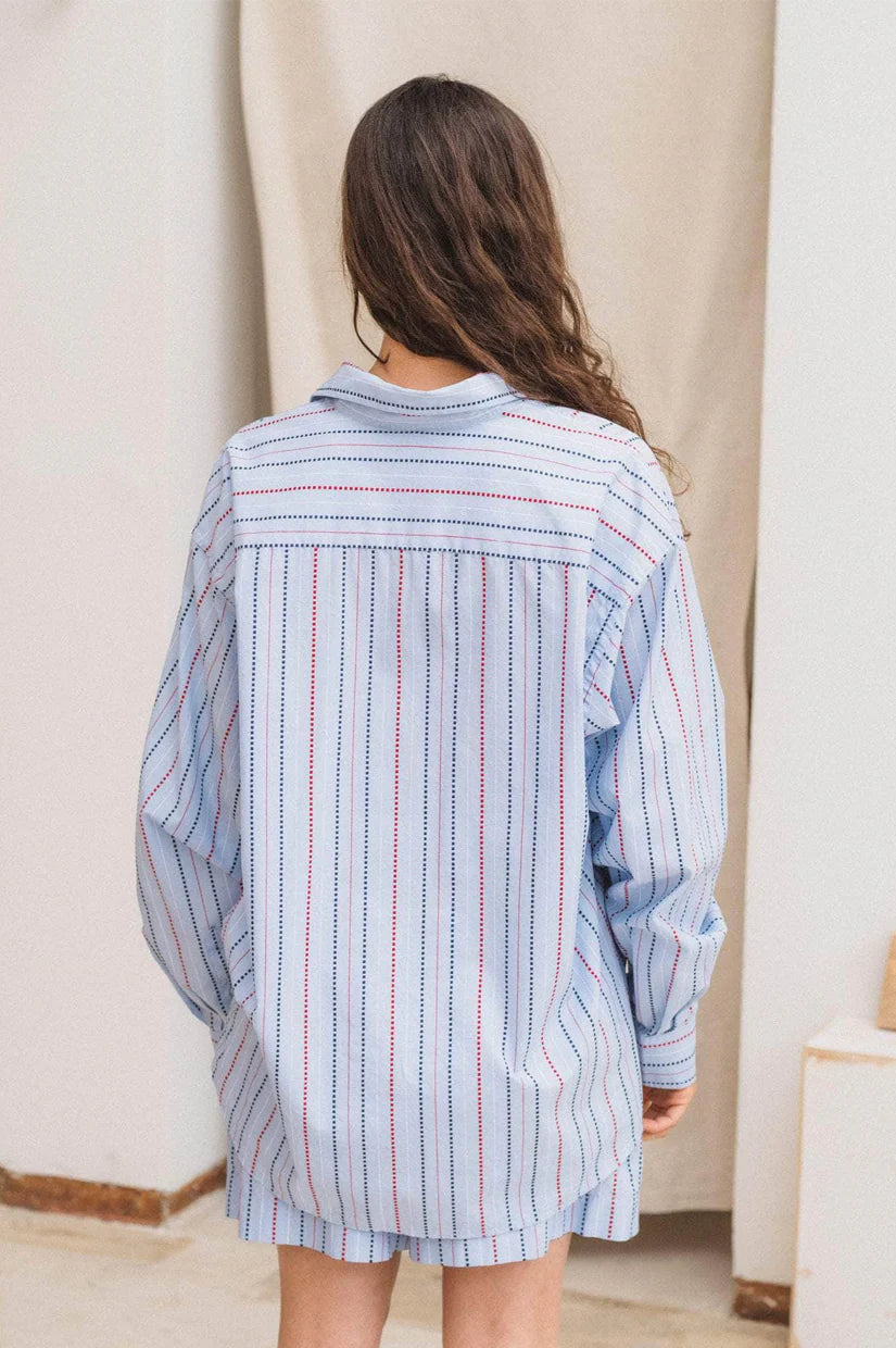 Claude Shirt in Matrix Stripe