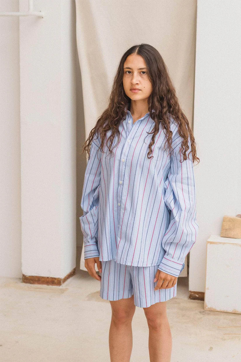 Claude Shirt in Matrix Stripe