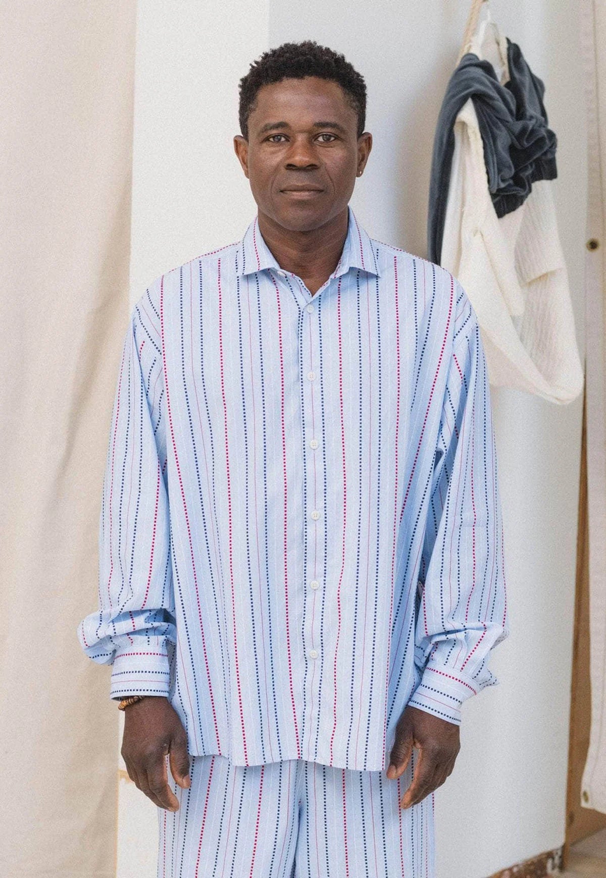 Claude Shirt in Matrix Stripe