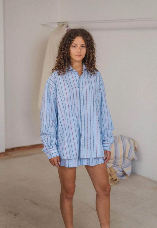 Claude Shirt in Matrix Stripe