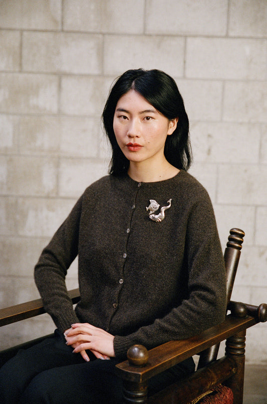 Dusk Cardigan in Truffle