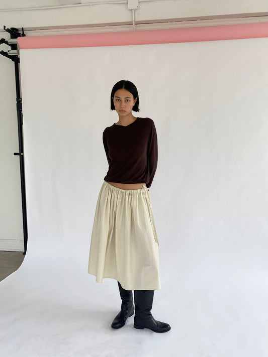 Tie Skirt in Rice