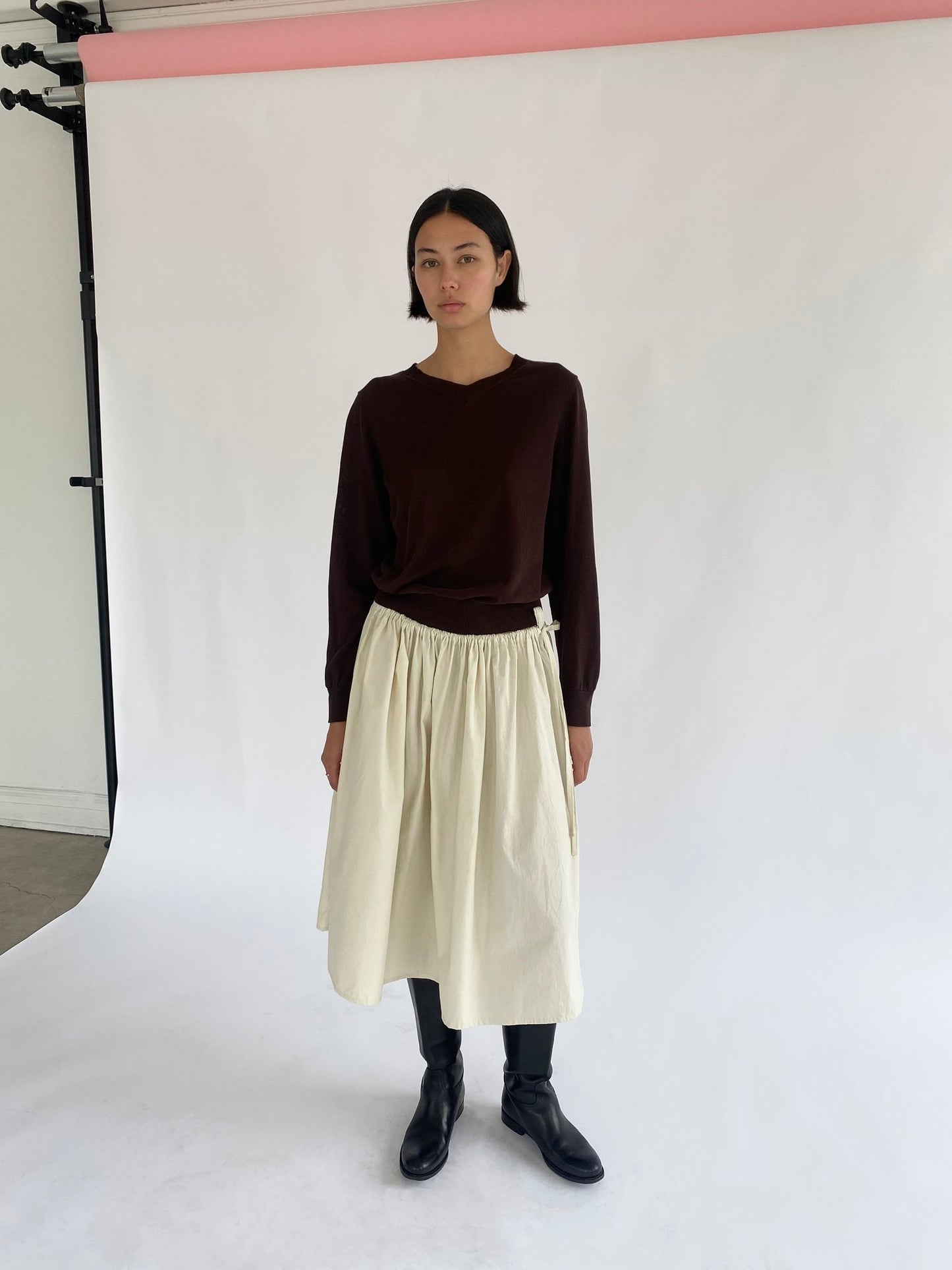 Tie Skirt in Rice