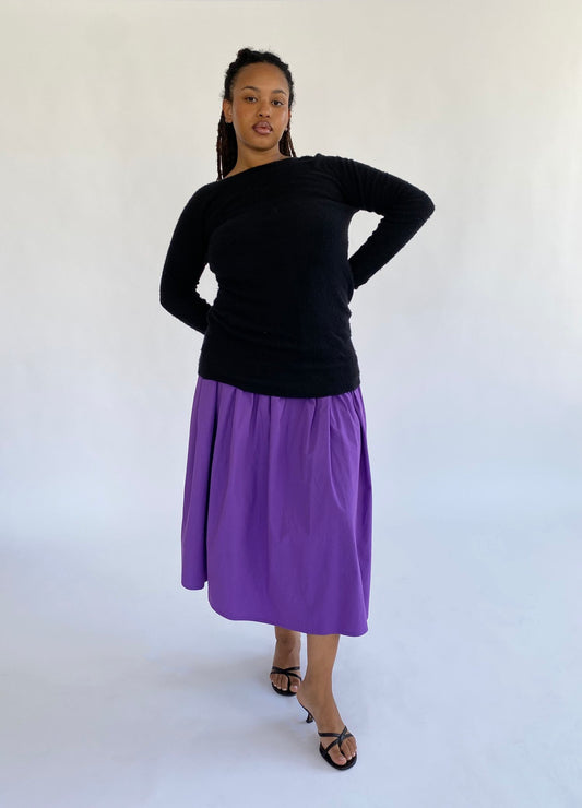 Tie Skirt in Purple