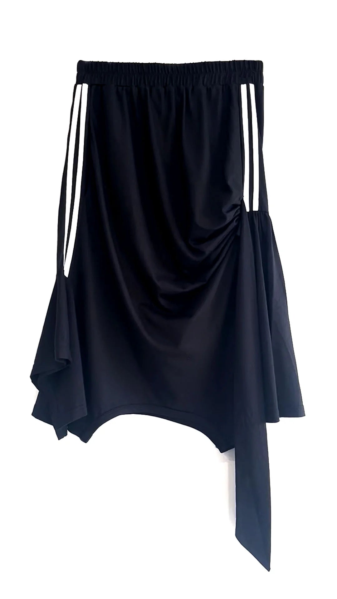 Tie-Up Skirt in Black